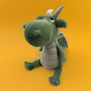 New! Jellycat Adon Dragon Plush Toy with tags, 14" Retired Rare